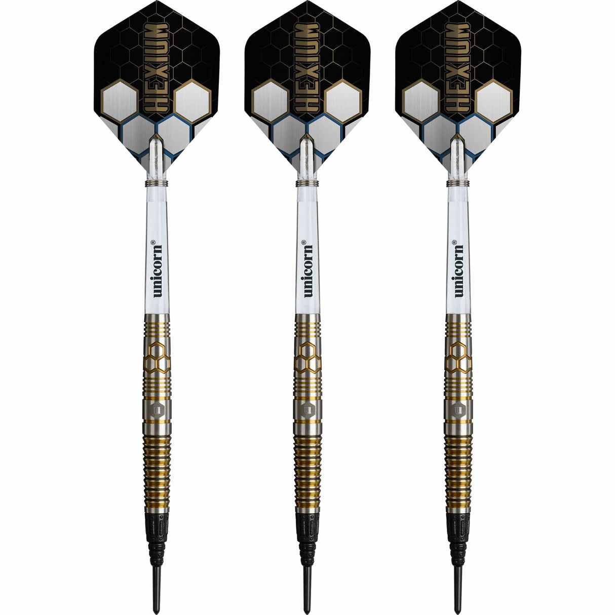 Unicorn Hexium Darts - Soft Tip - 90% Tungsten - Style 3