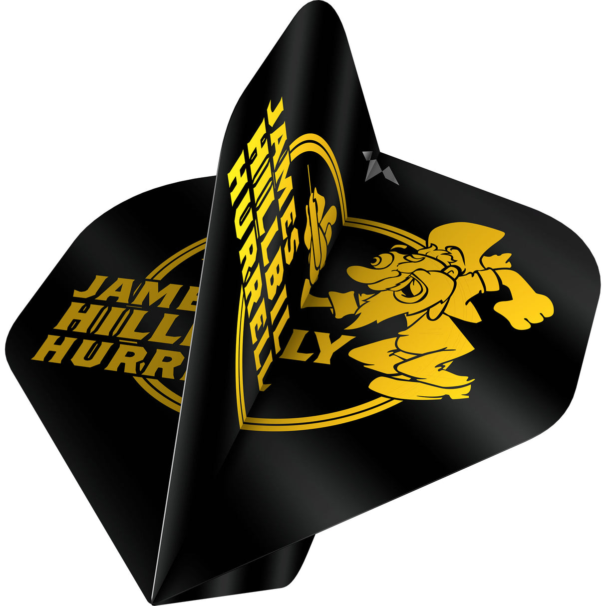 Mission Solo Dart Flights - 100 Micron Standard No2 - James Hurrell V2