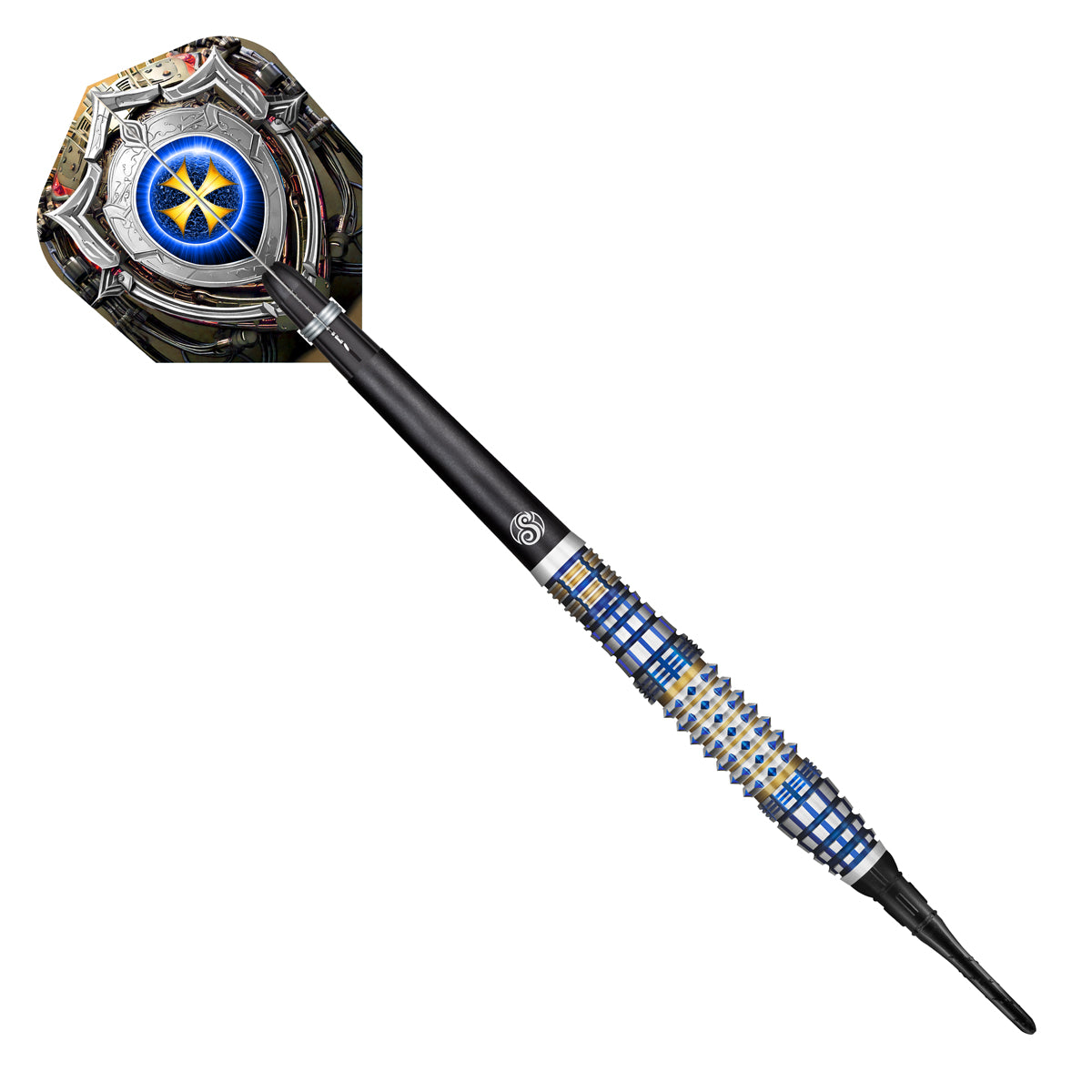 Shot Future Knights Darts - Soft Tip - 90% Tungsten - Darkstar - 20g
