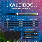 Mission Kaleidos Darts - Steel Tip - 95% Tungsten