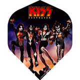 *Kiss Dart Flights - Official Licensed - 100 Micron - No2 - Std - F3 - Black - Destroyer