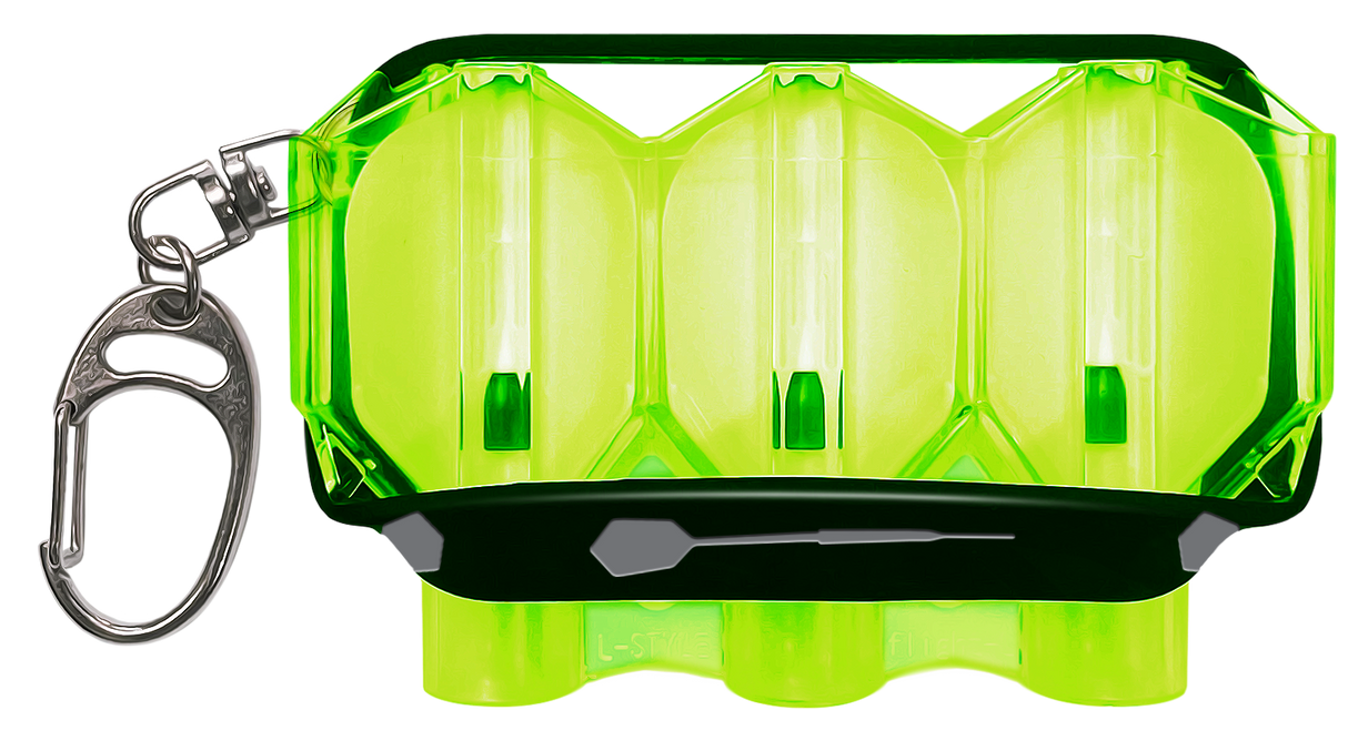 L-Style - Krystal Flight Case - for Moulded Flights - Neon Yellow