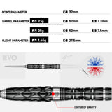 Caliburn Players Darts - Steel Tip - 90% Tungsten - Lourenco