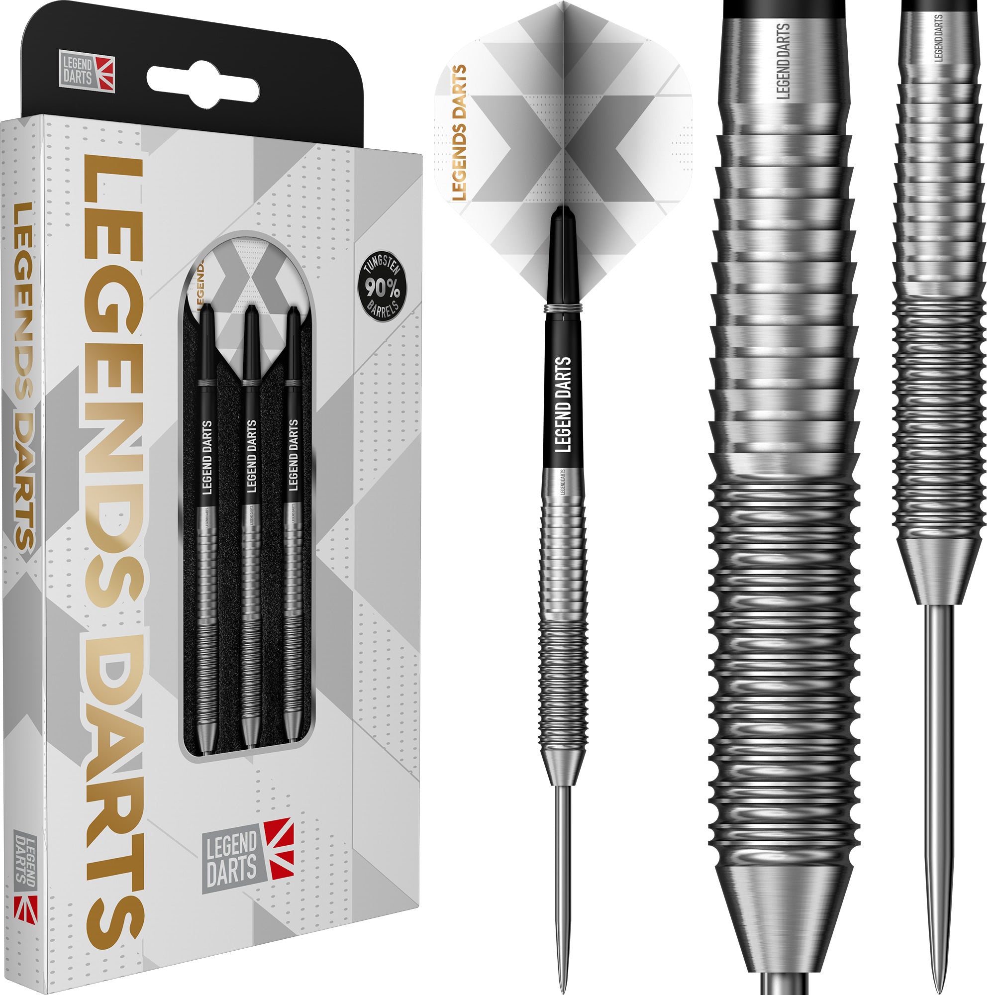 Legend Darts - Steel Tip - 90% Tungsten - Pro Series - V13 - Rear Sha