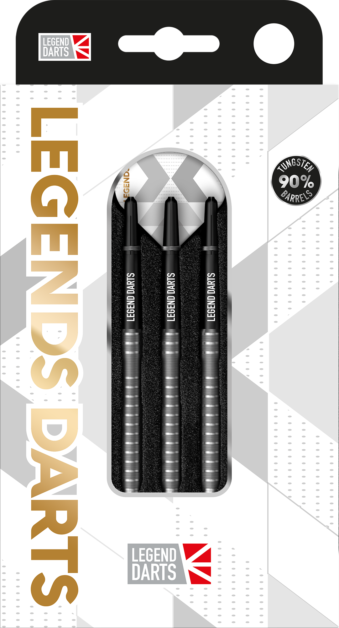 Legend Darts - Steel Tip - 90% Tungsten - Pro Series - V26 - Fine Micro Ring