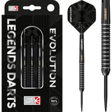 Legend Darts - Steel Tip - Revolution Series - B07 - Black - Multi Ring