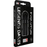 Legend Darts - Steel Tip - Evolution Series - B08 - Black - Torpedo Ring