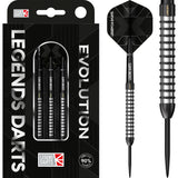 Legend Darts - Steel Tip - Evolution Series - B11 - Black - Wide Ring