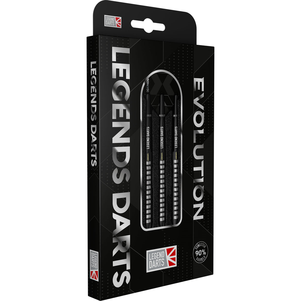 Legend Darts - Steel Tip - Evolution Series - B11 - Black - Wide Ring