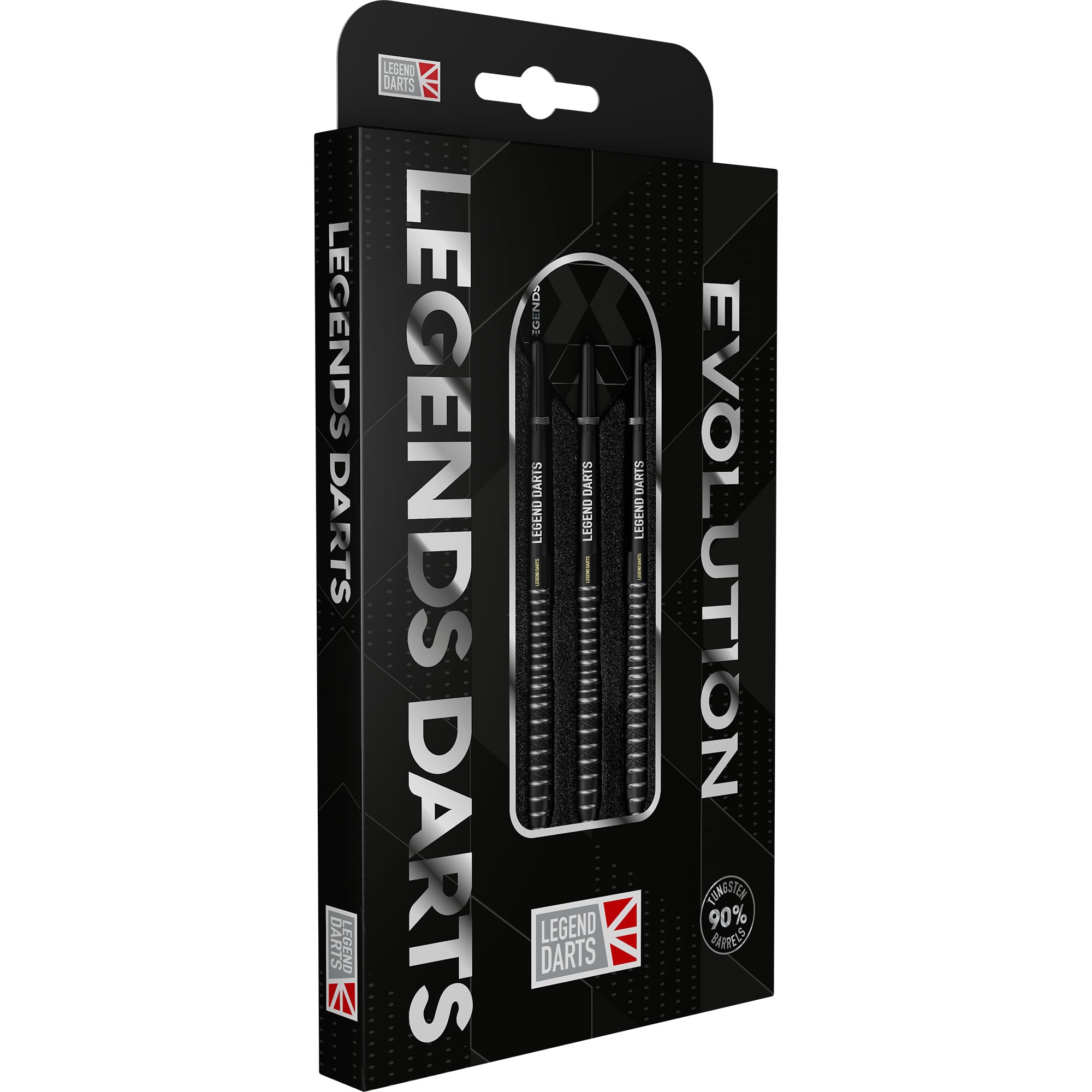 Legend Darts - Steel Tip - Revolution Series - B12 - Black - Torpedo M