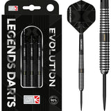 *Legend Darts - Steel Tip - Evolution Series - B14 - Black - Rear Taper