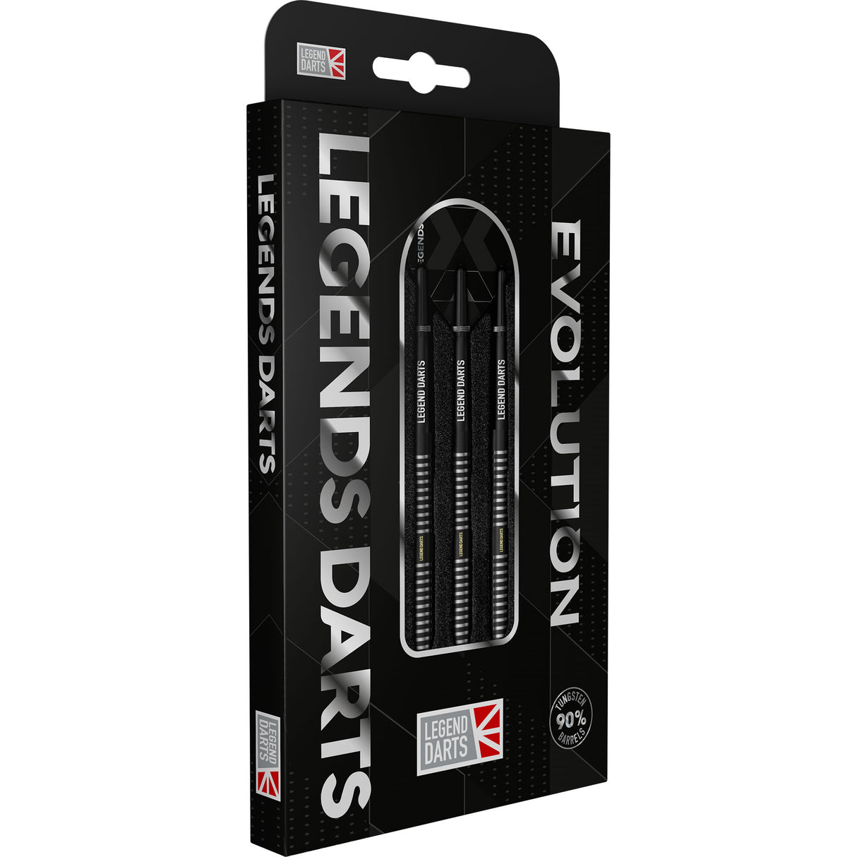 *Legend Darts - Steel Tip - Evolution Series - B14 - Black - Rear Taper