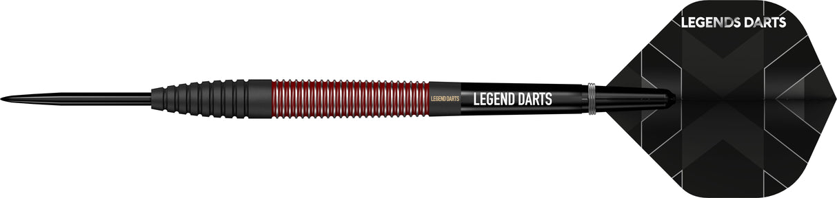Legend Darts - Steel Tip - Evolution Plus Series - BC01 - Black & Red - Torpedo