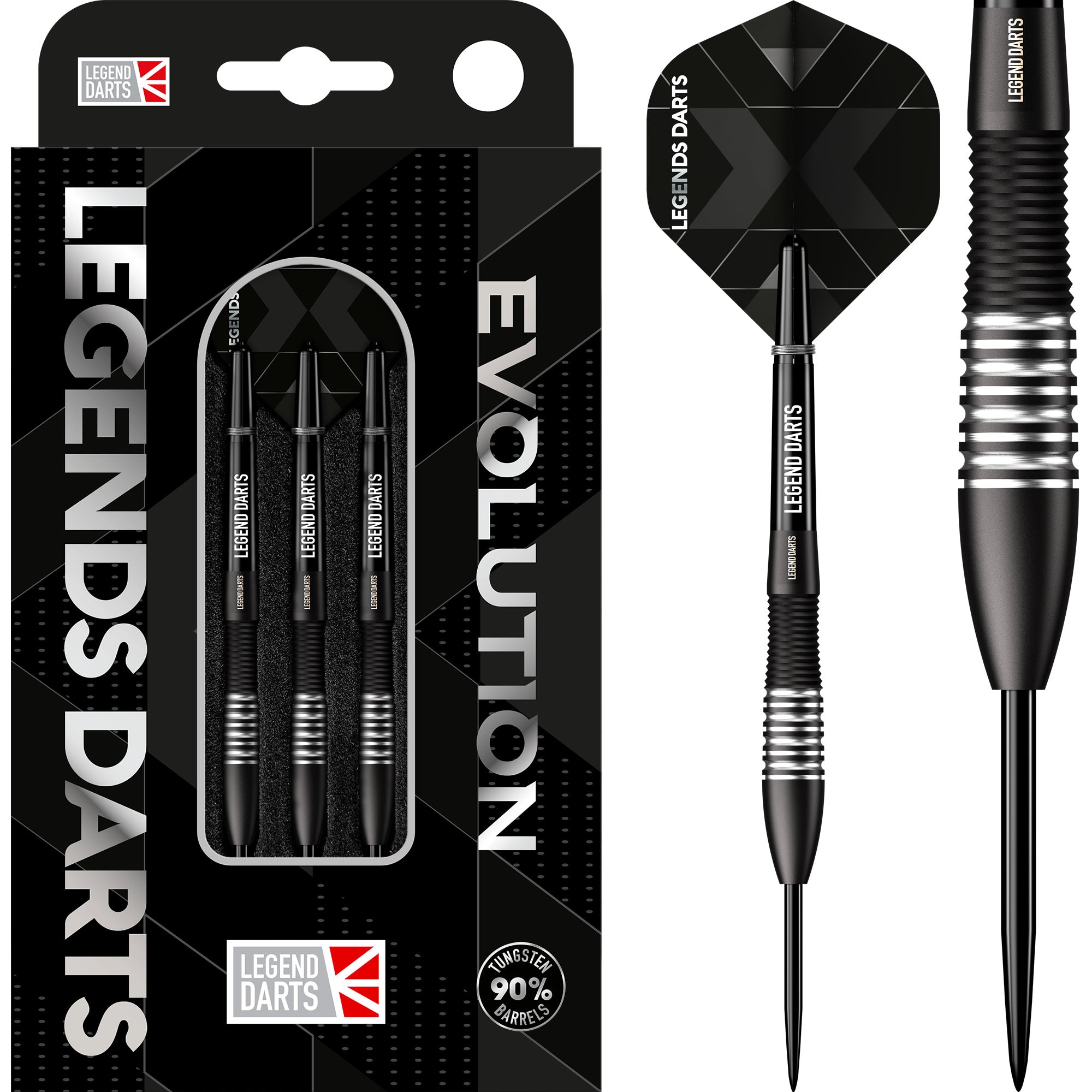 Bull’s Darts Caliber Black 2BA 20g Bull's Darts Caliber Black 2BA 20g Bulls Caliber Black Darts