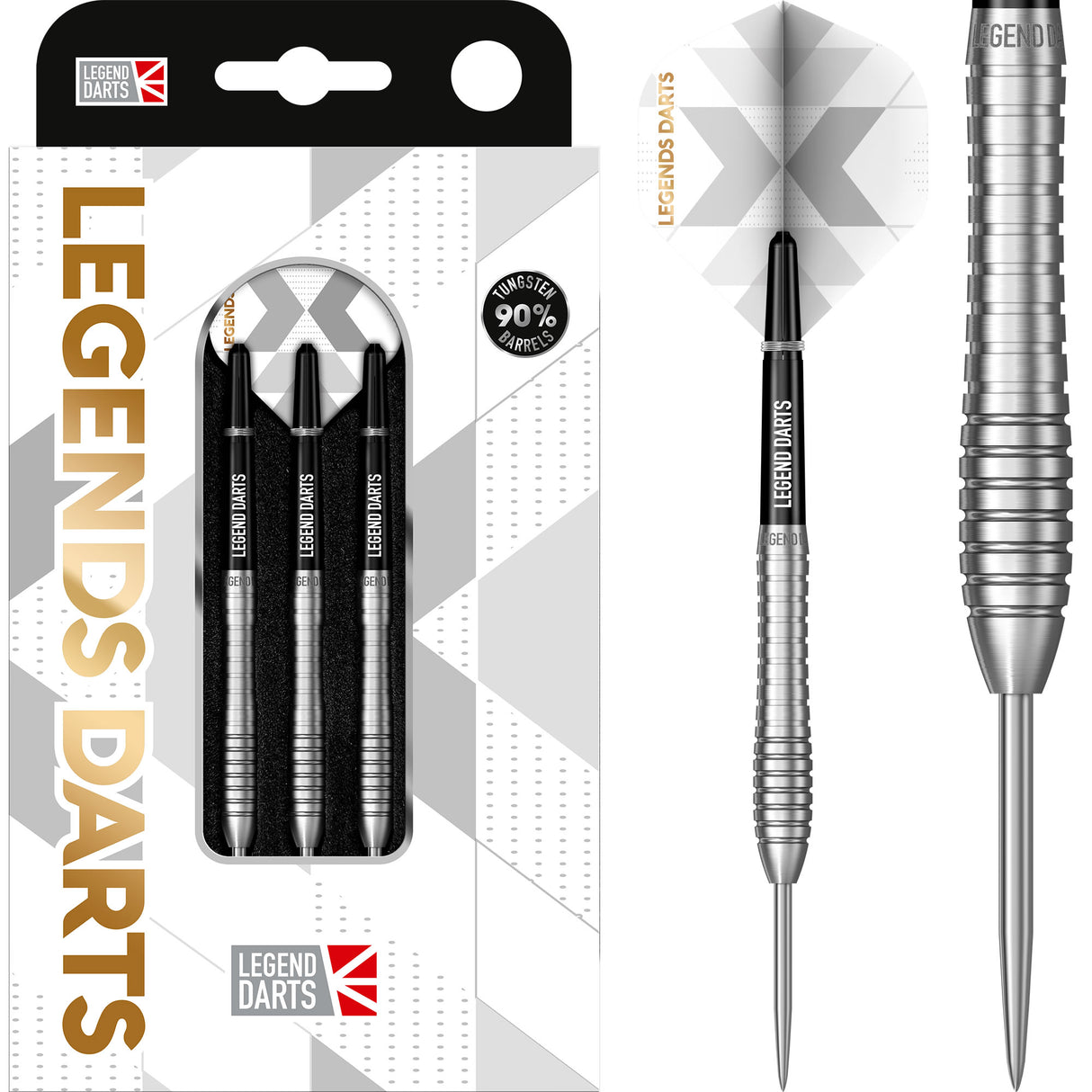 Legend Darts - Steel Tip - 90% Tungsten - Pro Series - V14 - Torpedo Curve
