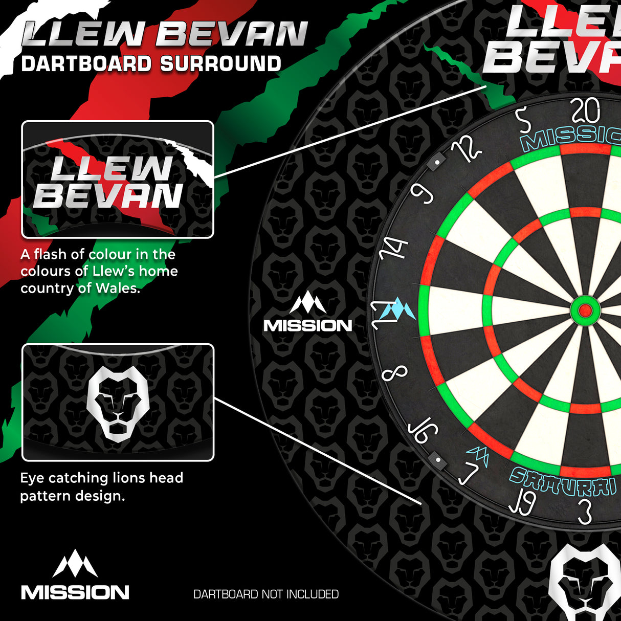 Mission Darts Players- Surround - Llew Bevan