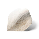 *Caliburn Dart Flights - 100 Micron - Logo - White