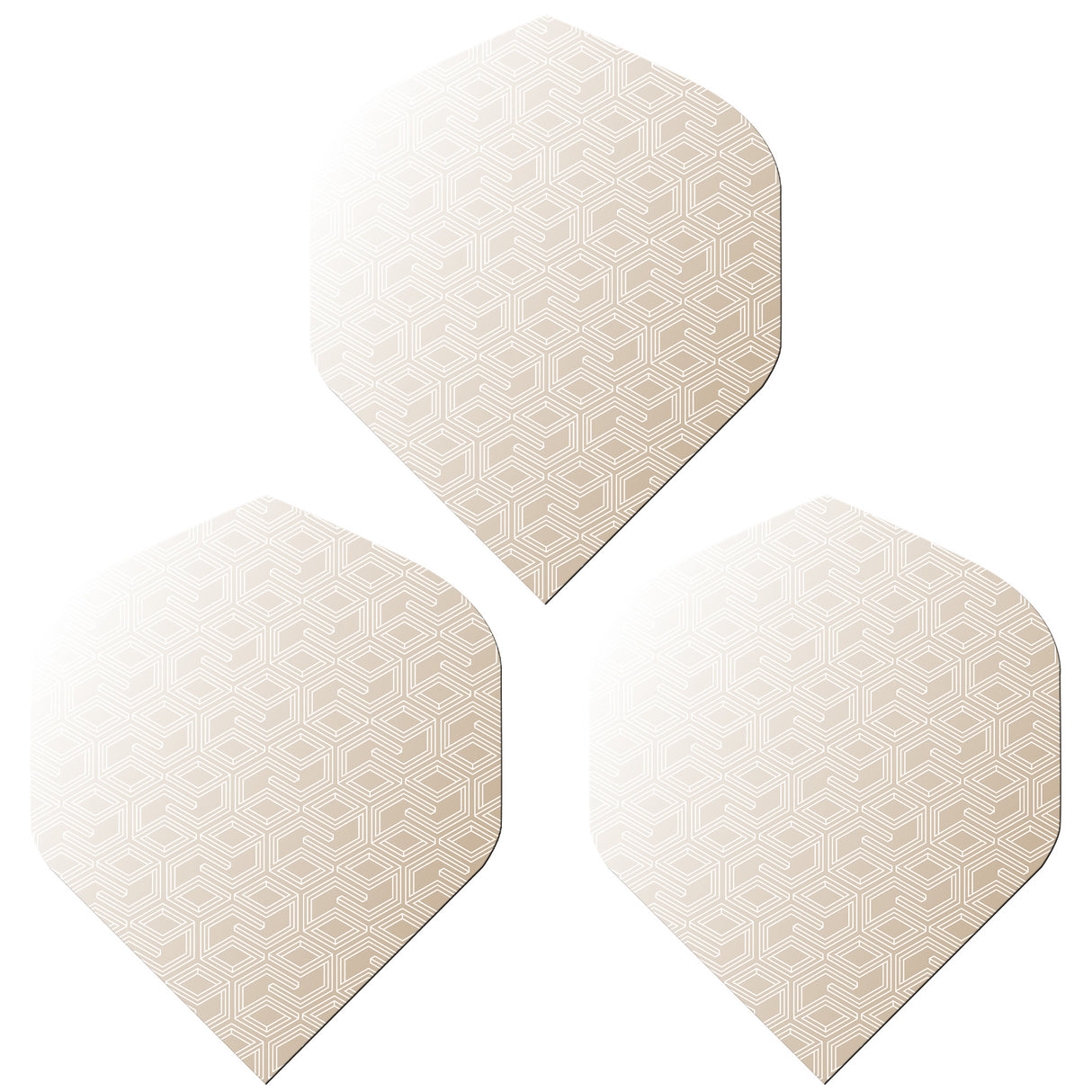 *Caliburn Dart Flights - 100 Micron - Logo - White