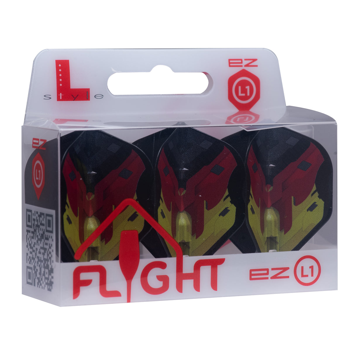 L-Style EZ L-Flights - Integrated Champagne Ring - L1EZ - V Series Type D - Germany - Clear White