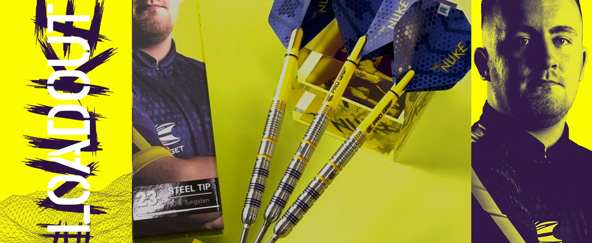 Target Luke Littler Darts - Soft Tip - 95% Tungsten - Loadout