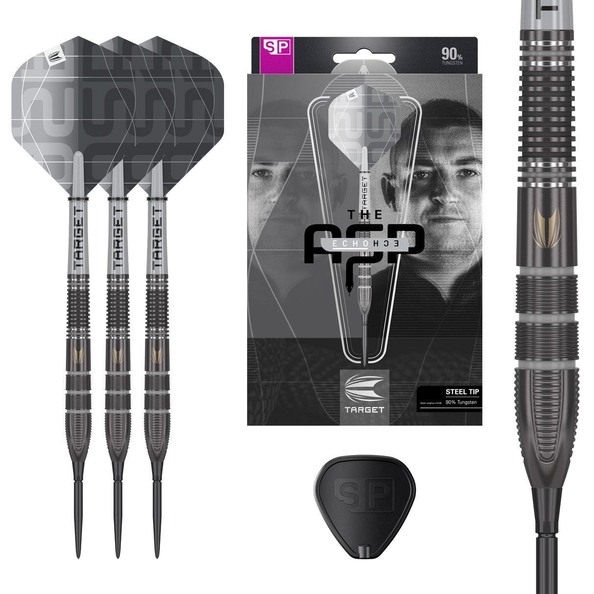 Target Nathan Aspinall Darts - Steel Tip - 90% Tungsten - Echo
