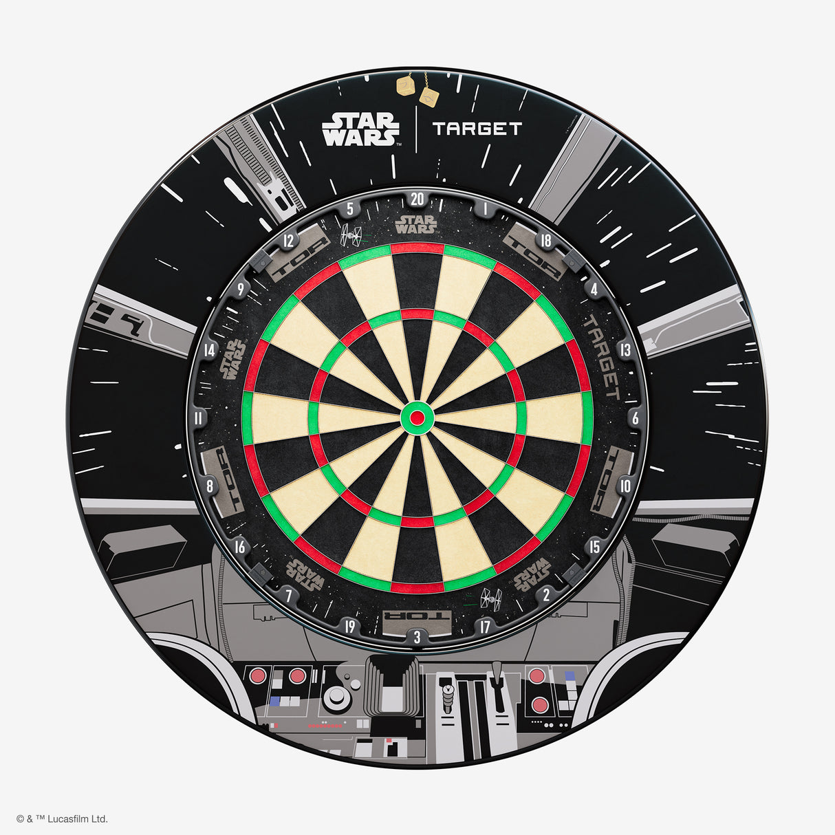 Target Star Wars Bundle - Millennium Falcon - Dartboard & Surround