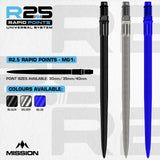 Mission R2.5 Rapid Dart Points - Steel Tip - MG1