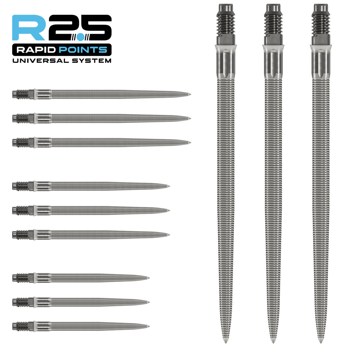 Mission R2.5 Rapid Dart Points - Steel Tip - MG1