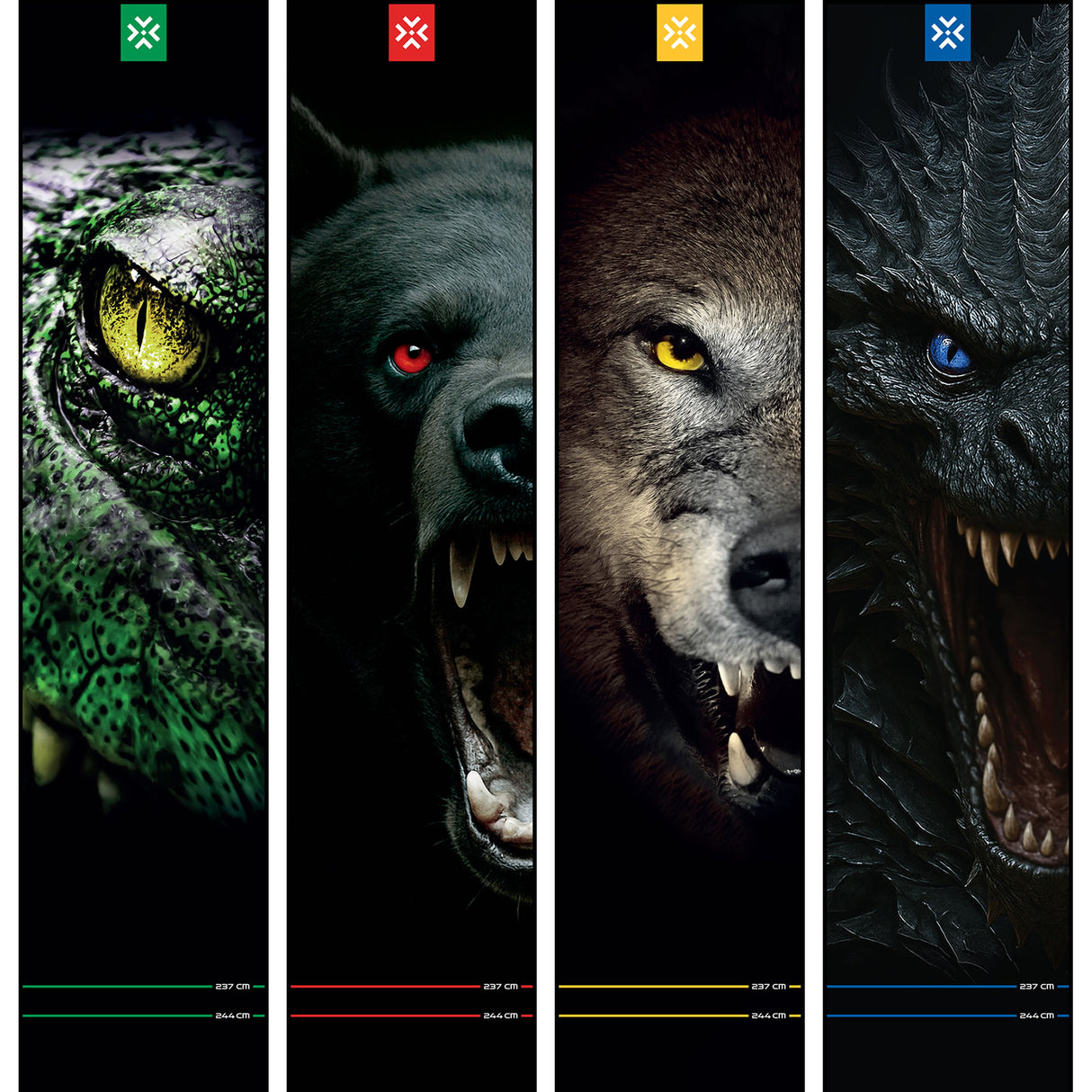 Bullet Animal Darts Mat - Carpet - 300 x 60cm