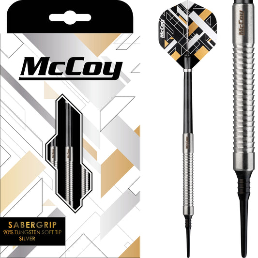 McCoy Sabergrip - 90% Soft Tip Tungsten - Silver