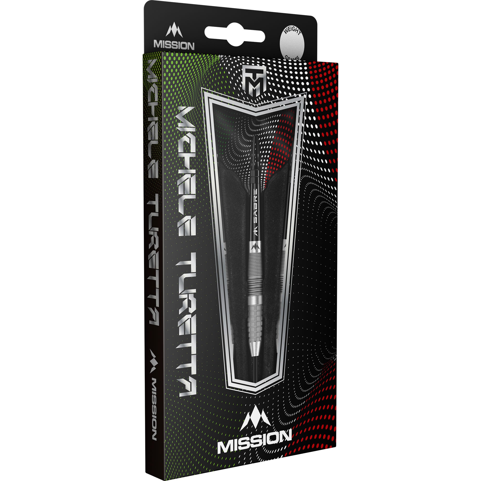 Mission Michele Turetta Darts - Steel Tip - 95% Tungsten - Sandblasted