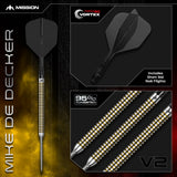 Mission Mike De Decker Darts - Steel Tip - 90% Tungsten - V2
