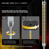 Mission Mike De Decker Darts - Steel Tip - 90% Tungsten - V2