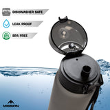 Mission Sports Water Bottle - 1000ml/32oz - BPA Free