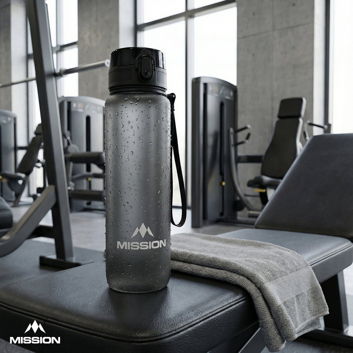 Mission Sports Water Bottle - 1000ml/32oz - BPA Free