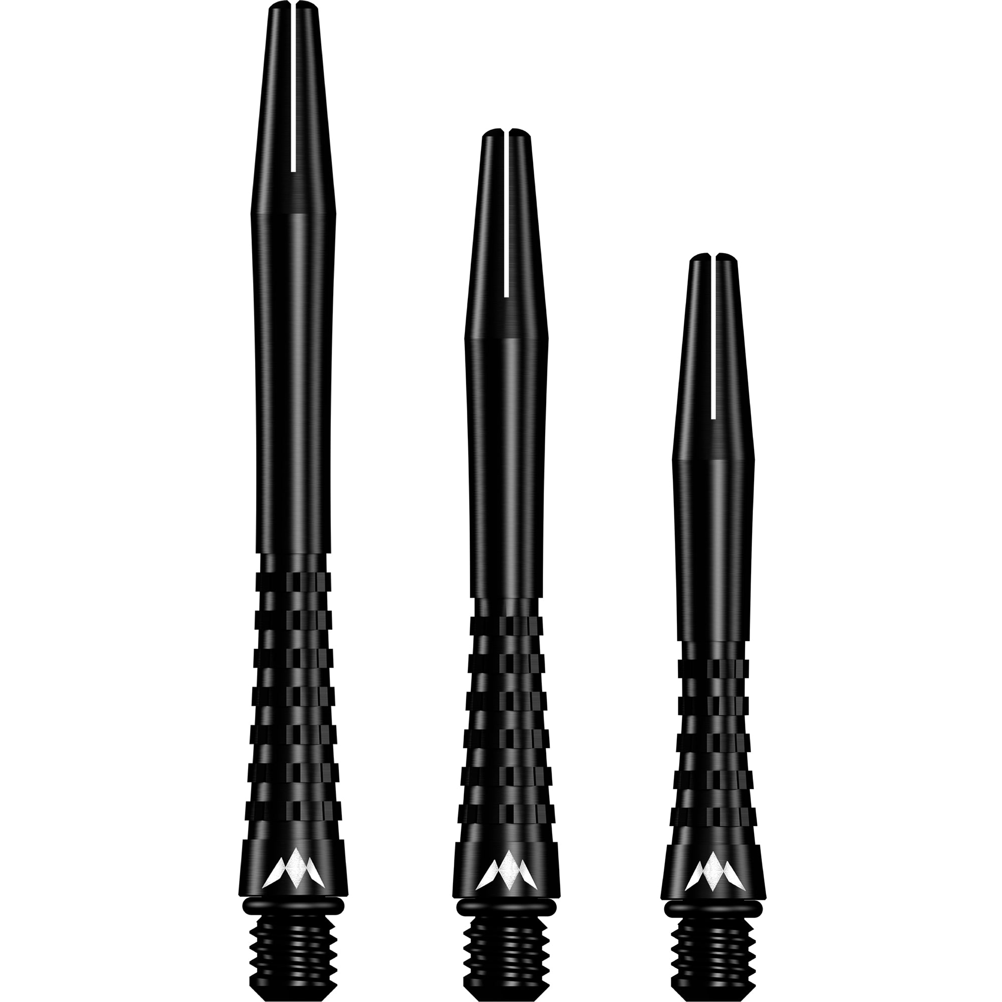 Short Plain Aluminium Dart Shafts – Black – Quantum Darts