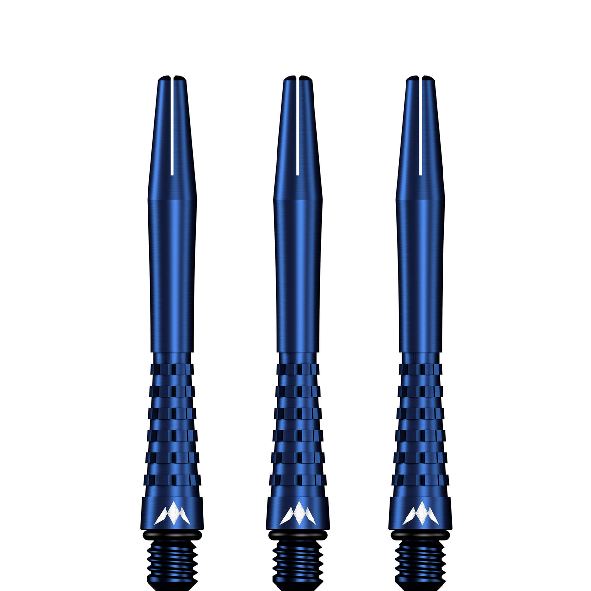 Mission Atom13 Aluminium Shafts - Anodised Metal Stems - Blue
