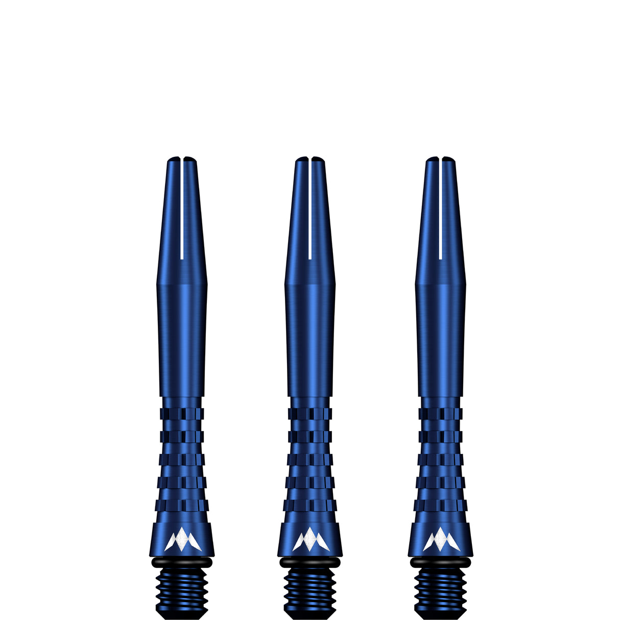 Mission Atom13 Aluminium Shafts - Anodised Metal Stems - Blue