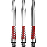 Mission Atom13 Aluminium Shafts - Natural Metal Stems - Red