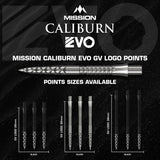 Mission Caliburn EVO Dart Points - GV-Logo