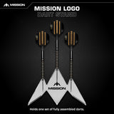Mission Acrylic Dart Stand - Logo - 3 Dart Display Stand