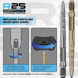 Mission R2.5 Rapid Dart Points - Steel Tip - DSX