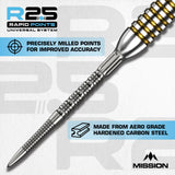 Mission R2.5 Rapid Dart Points - Steel Tip - GV2