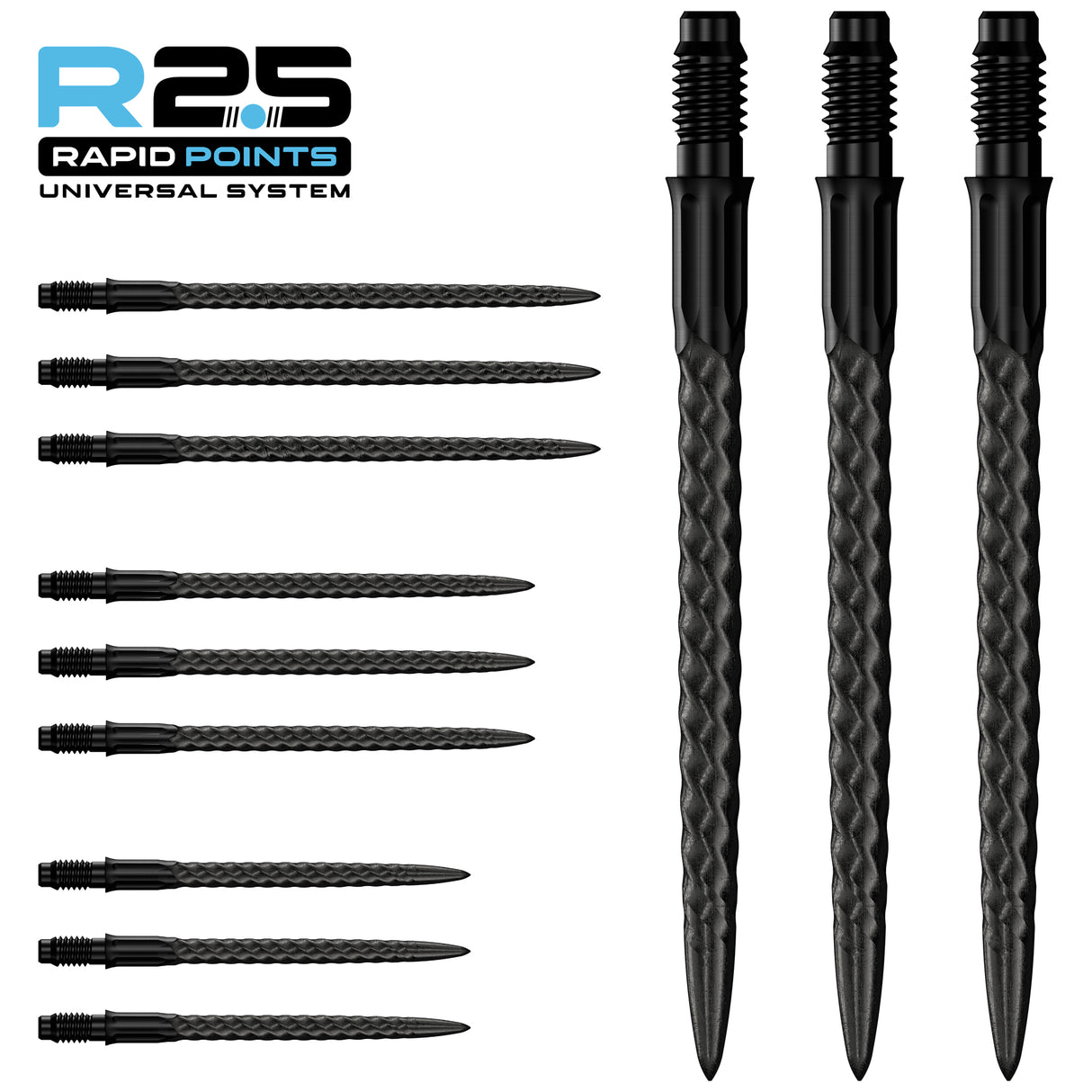 Mission R2.5 Rapid Dart Points - Steel Tip - RVX