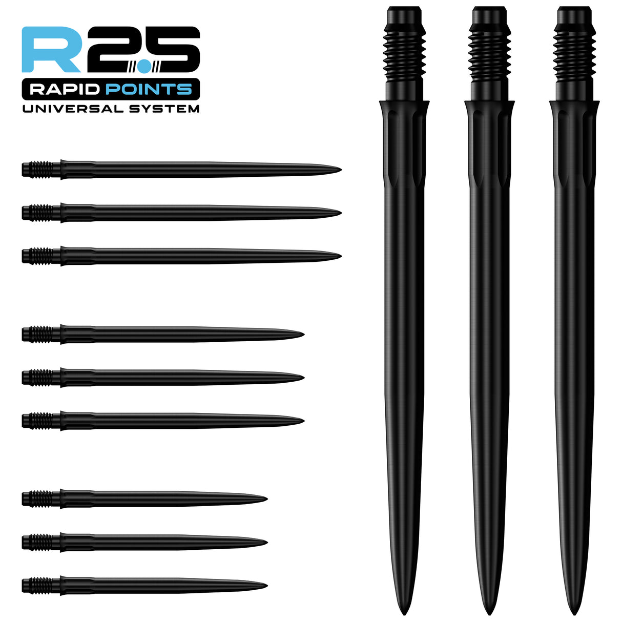 Mission R2.5 Rapid Dart Points - Steel Tip - SM1