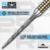 Mission R2.5 Rapid Dart Points - Steel Tip - SGV