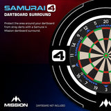 Mission Darts Samurai 4  Surround - White Edition