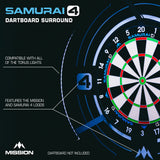 Mission Darts Samurai 4  Surround - White Edition