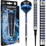 Mission Josh Rock Darts v2 - Soft Tip - 95% - Rocky - Silver & Blue PVD