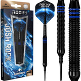 *Mission Josh Rock Darts - Soft Tip - Brass - Rocky - Black & Blue